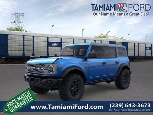 Velocity Blue Metallic 2026 Ford Bronco Badlands