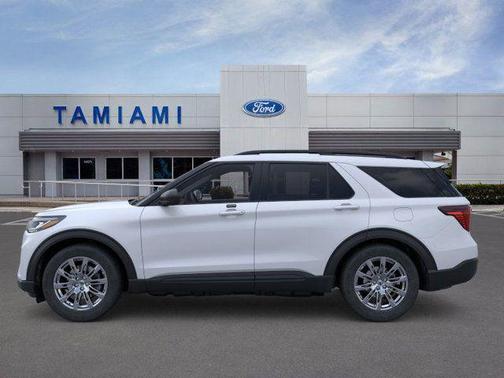 SPACE WHITE METALLIC 2026 Ford Explorer Active