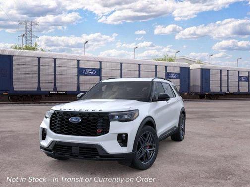 Star White Metallic Tri-Coat 2026 Ford Explorer ST