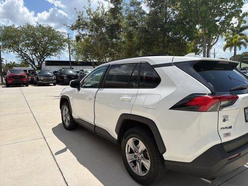 White 2022 Toyota RAV4 XLE