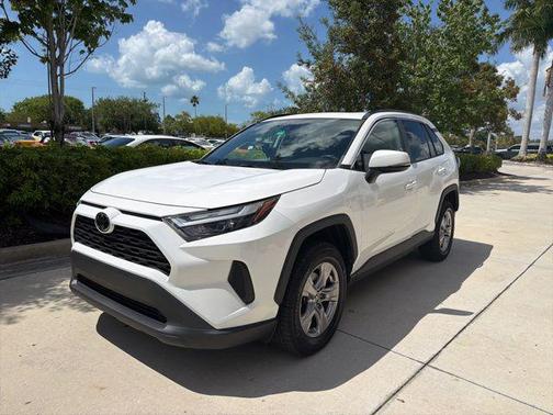 White 2022 Toyota RAV4 XLE