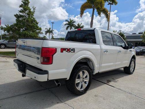 WHITE PLATINUM METALLIC TC 2018 Ford F-150 Platinum