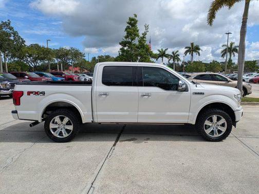 WHITE PLATINUM METALLIC TC 2018 Ford F-150 Platinum