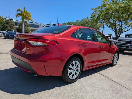 Barcelona Red Metallic 2020 Toyota Corolla LE