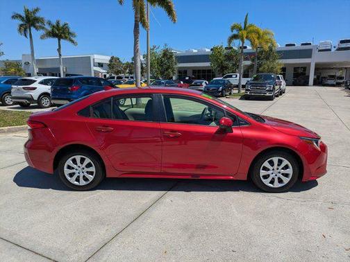 Barcelona Red Metallic 2020 Toyota Corolla LE