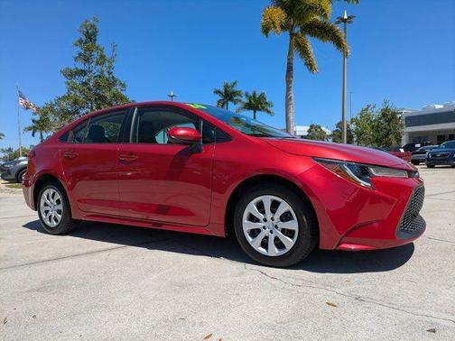 Barcelona Red Metallic 2020 Toyota Corolla LE