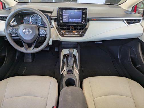 Barcelona Red Metallic 2020 Toyota Corolla LE