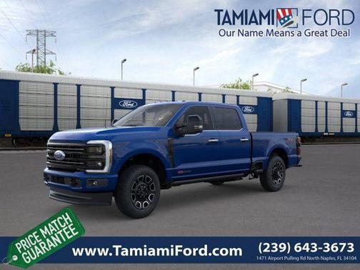 Argon Blue Metallic 2026 Ford F-350 Platinum