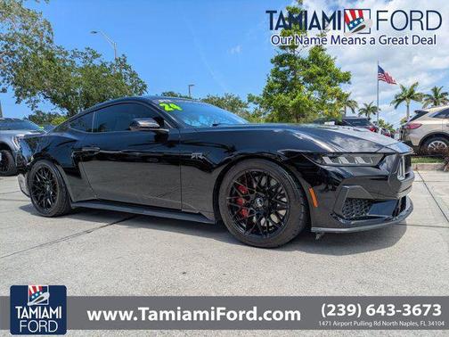 SHADOW BLACK 2024 Ford Mustang GT Premium