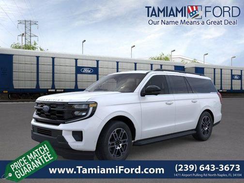 Star White Metallic Tri-Coat 2026 Ford Expedition Max Active 4x2