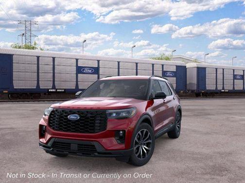 Rapid Red Metallic Tinted Clearcoat 2026 Ford Explorer ST-Line