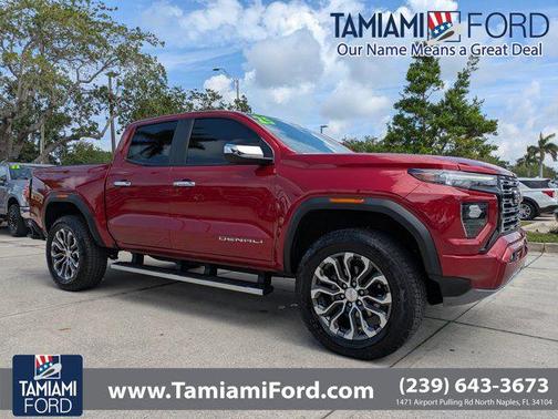 Volcanic Red Tintcoat 2025 GMC Canyon Denali