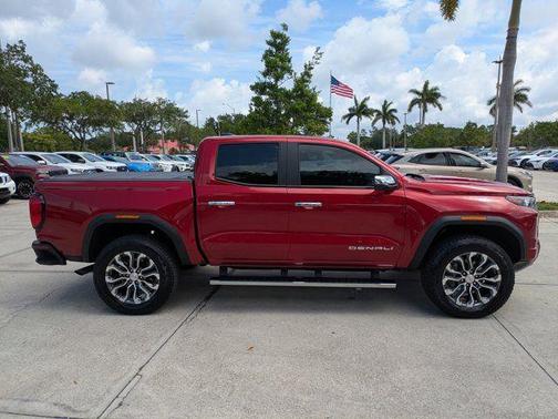 Volcanic Red Tintcoat 2025 GMC Canyon Denali