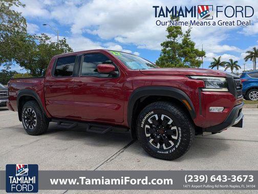 Cardinal Red Tricoat 2022 Nissan Frontier PRO-4X