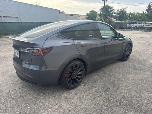 Gray 2023 Tesla Model Y Performance Dual Motor All-Wheel Drive