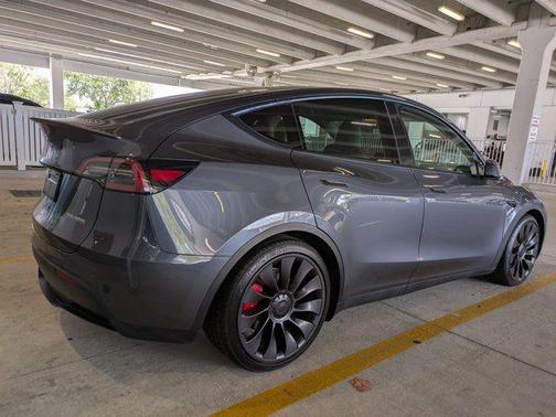 Gray 2023 Tesla Model Y Performance Dual Motor All-Wheel Drive