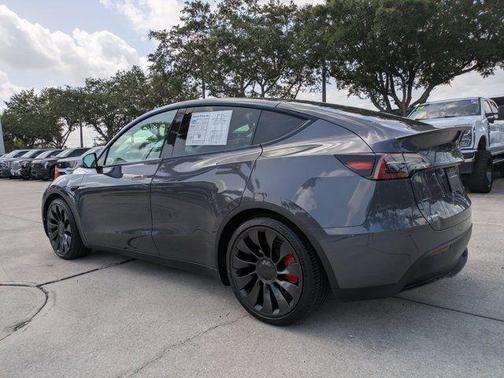 Gray 2023 Tesla Model Y Performance Dual Motor All-Wheel Drive