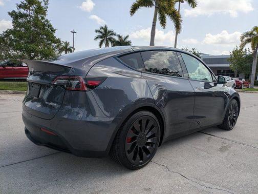 Gray 2023 Tesla Model Y Performance Dual Motor All-Wheel Drive