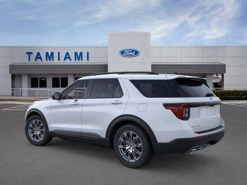 SPACE WHITE METALLIC 2026 Ford Explorer Active