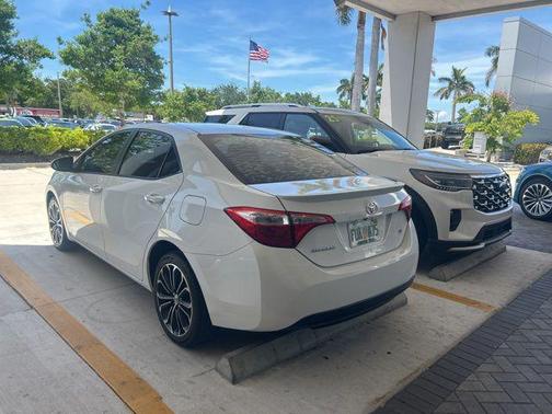Super White 2016 Toyota Corolla S Plus