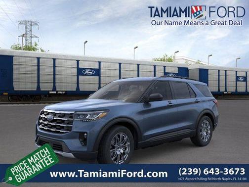 Vapor Blue Metallic 2026 Ford Explorer Active