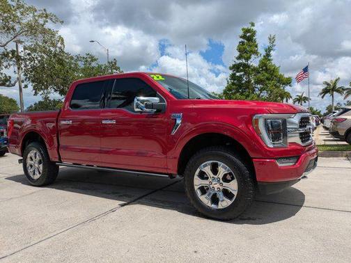 RAPID RED MET TINTED CC 2022 Ford F-150 Platinum