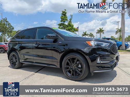 AGATE BLACK METALLIC 2024 Ford Edge ST Line
