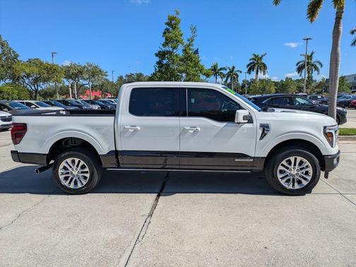 Star White Metallic Tri-Coat 2024 Ford F-150 King Ranch