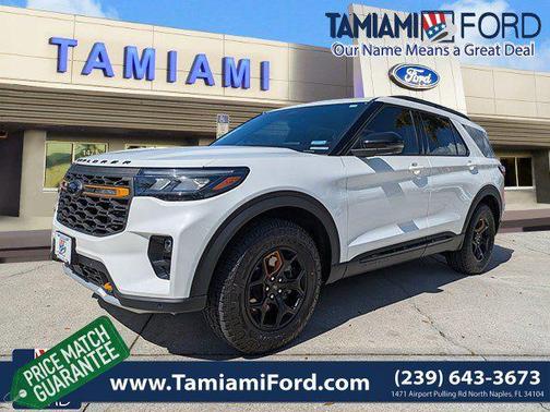 STAR WHITE MET TRI-COAT 2026 Ford Explorer Tremor