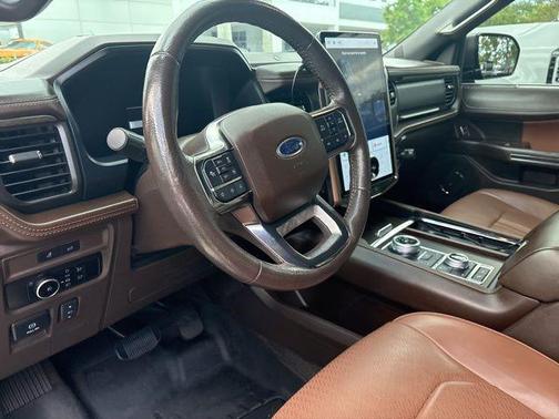 AGATE BLACK METALLIC 2023 Ford Expedition Max King Ranch