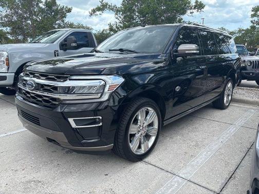 AGATE BLACK METALLIC 2023 Ford Expedition Max King Ranch