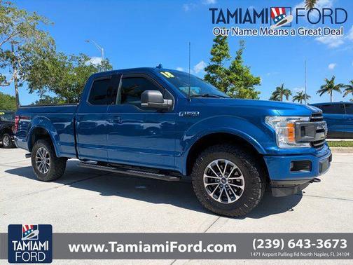 LIGHTNING BLUE 2018 Ford F-150 XLT