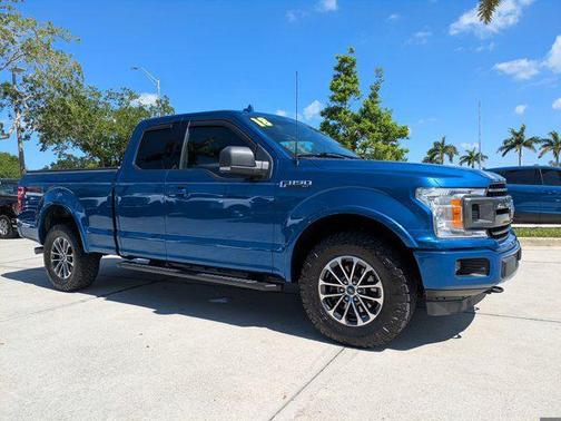 LIGHTNING BLUE 2018 Ford F-150 XLT