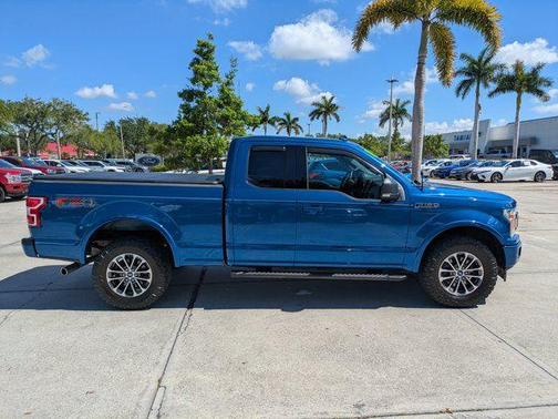 LIGHTNING BLUE 2018 Ford F-150 XLT