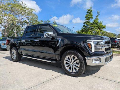AGATE BLACK METALLIC 2024 Ford F-150 Lariat