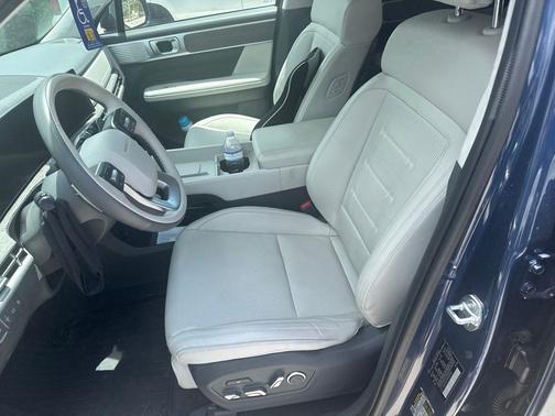 Atlantis Blue 2025 Hyundai SANTA FE HEV Calligraphy