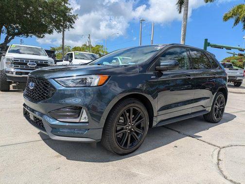 Stone Blue Metallic 2024 Ford Edge ST Line