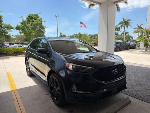 Stone Blue Metallic 2024 Ford Edge ST Line