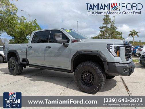 Thunderstorm Gray 2024 GMC Sierra 2500 AT4X