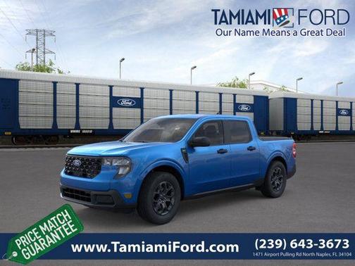 Blue 2026 Ford Maverick XLT