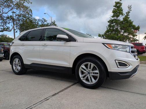 WHITE PLATINUM MET TRI-COAT 2017 Ford Edge SEL