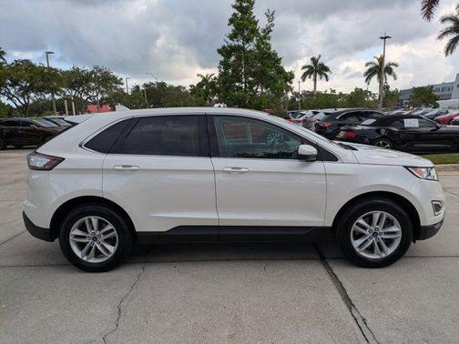 WHITE PLATINUM MET TRI-COAT 2017 Ford Edge SEL