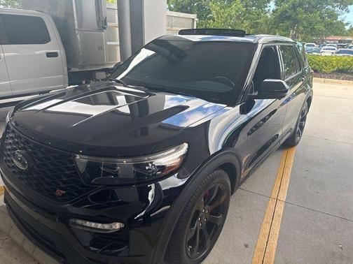 AGATE BLACK METALLIC 2022 Ford Explorer ST