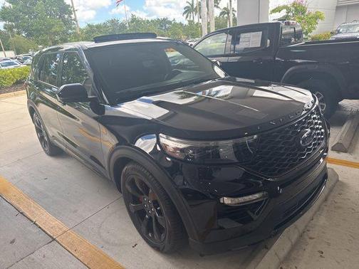 AGATE BLACK METALLIC 2022 Ford Explorer ST