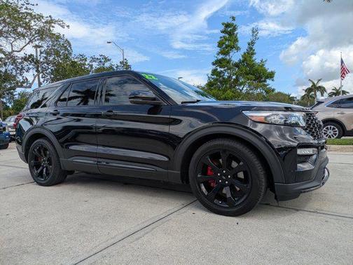 AGATE BLACK METALLIC 2022 Ford Explorer ST