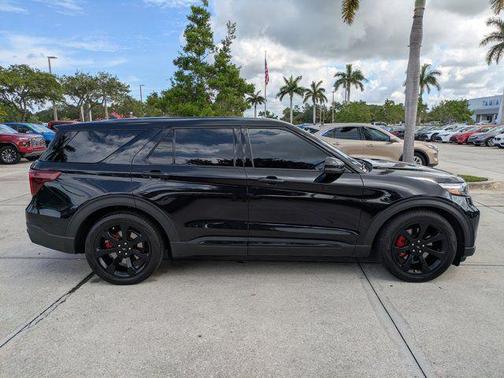 AGATE BLACK METALLIC 2022 Ford Explorer ST