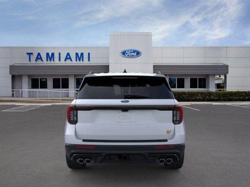 SPACE WHITE METALLIC 2026 Ford Explorer ST