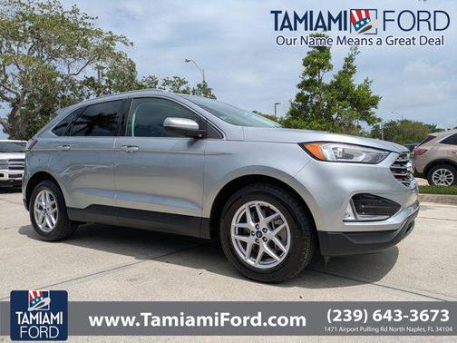 ICONIC SILVER 2021 Ford Edge SEL