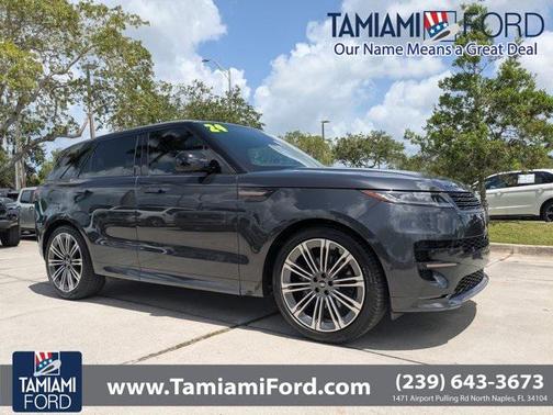 Santorini Black Metallic 2024 Land Rover Range Rover Sport SE