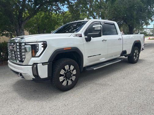 White Frost Tricoat 2024 GMC Sierra 3500 Denali